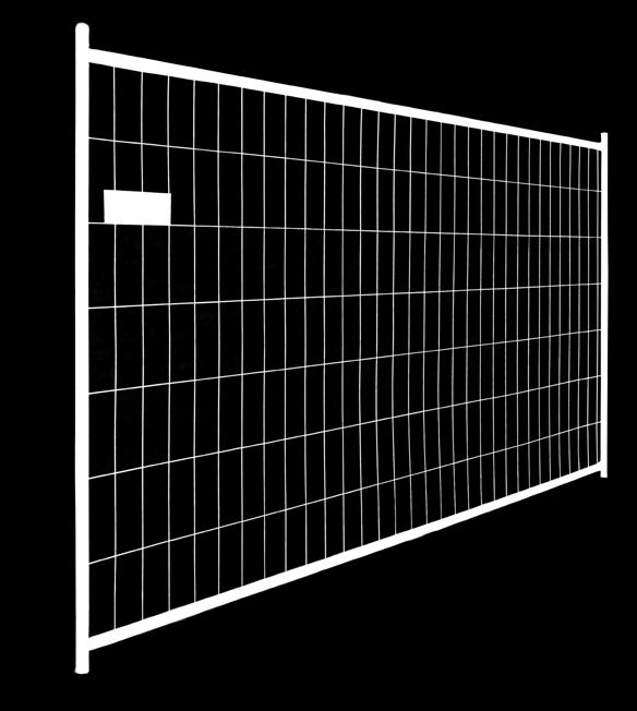 La lunghezza della recinzione da 3232 mm è stata espressamente studiata per facilitare il trasporto. Rispetta la Direttiva CEE 92/57 D.L.494/96 D.L. 528/99.