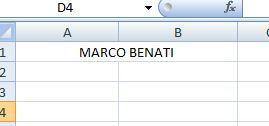 CENTRARE E UNIRE LE CELLE IN EXCEL Per centrare e unire