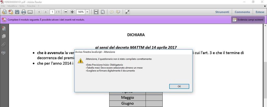 Img. Campi obbligatori 4.2.1 Intestazione Nella parte superiore del modello sono presenti i dati del rappresentante legale e dell impianto con il Numero e il Modello di riferimento. Img.