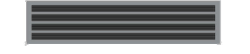 6 dimensioni standard: 600, 800, 1000, 1200, 1500 e 2000 mm. Denominazione DLFB (1/2/3/4/5): Diffusore e numero di feritoie. B/A: colore del diffusore, Bianco Ral9010/Alluminio.