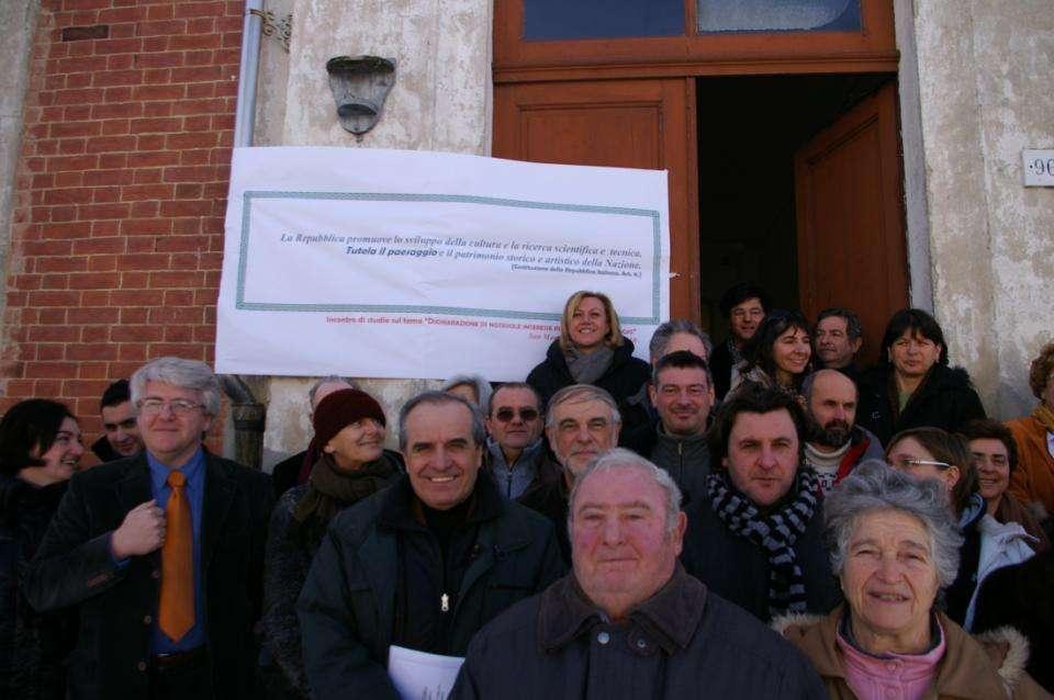 DICHIARAZIONE DI NOTEVOLE INTERESSE PUBBLICO DEL PAESAGGIO DI SAN MARZANOTTO (Codice Urbani) Incontro