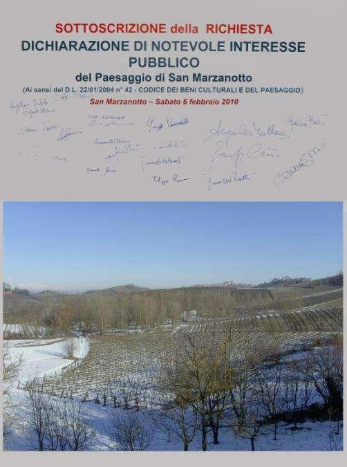 2010 MANIFESTO SOTTOSCRIZIONE della Dichiarazione di notevole