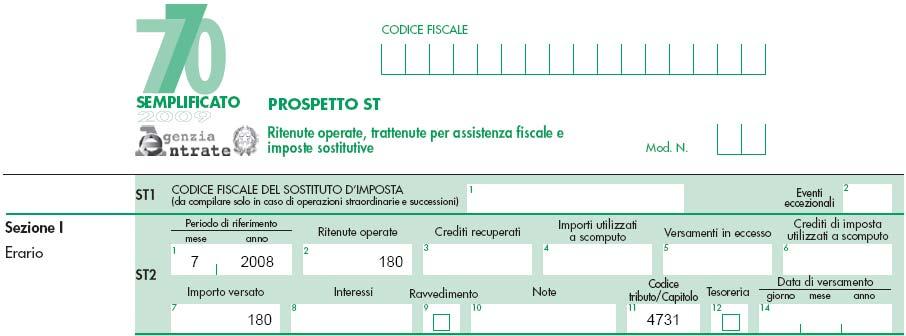 ESEMPI CONTENUTI NELLE ISTRUZIONI: DEBITO DI DIENTRAMBI I CONIUGI SALDO