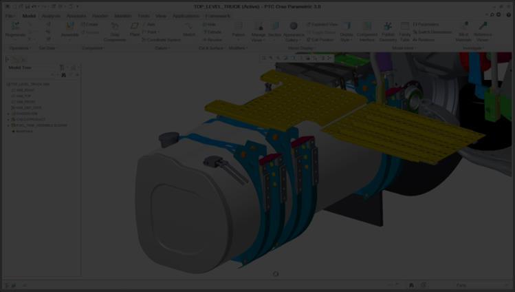 PANORAMICA SU CREO UNITE TECHNOLOGY Funzionalità Importa formati CAD 3D comuni Apri formati CAD 3D essenziali