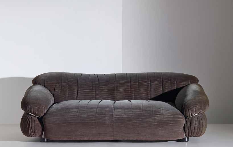 GIANFRANCO FRATTINI Divano mod.  Gramigna, Repertorio del design italiano 1950-1980, Milano 1985, p. 318 A SETTEE BY G.