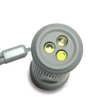 Practical torch with three leds designed in the style of the