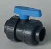 VALVOLE A SFERA CON SUPPORTO REGISTRABILE 1240/1270 BI-STOP A SFERA femmina per incollaggio 1240 GUARN. EPDM 1270 GUARN.