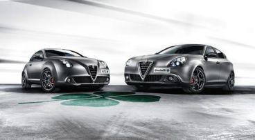 Che fortuna, due quadrifogli! L Alfa Romeo porta al debutto le versioni Quadrifoglio Verde rinnovate di Giulietta e MiTo, equipaggiate rispettivamente dal motore 1750 Turbo Benzina 240 CV e dal 1.