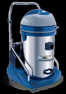 43L Series 4300L ASPIRAPOLVERI vacuum cleaner fusto basculante body which tilts for emptying presa detergente detergent socket serbatoio detergente incorporato (20 l) built-in detergent tank (20 l)