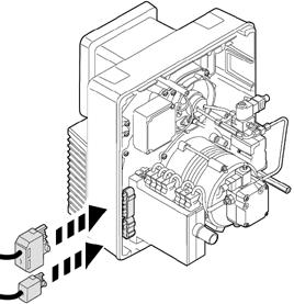 5.2 Collegamento elettrico bruciatore Sulla scheda di cablaggio è previsto un connettore, CN2, predisposto al collegamento del bruciatore.