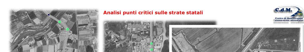 Analisi punti critici sulle strate statali SS16 - km 235 SS16 - da km 272 a km 273 (Comune Melissa) SS17 - km 134 Sulla SS16