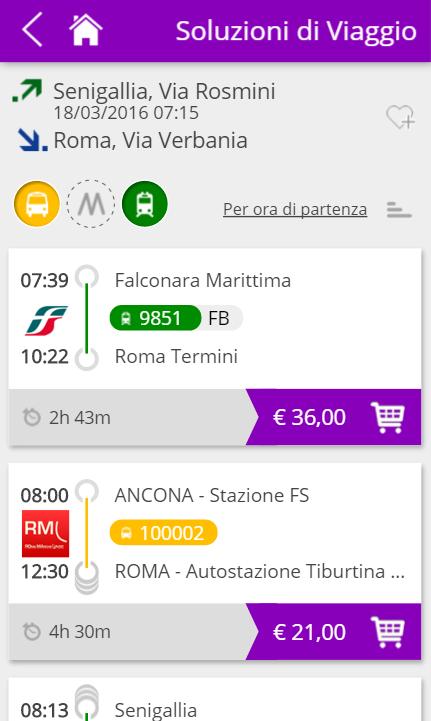 auto, treno, bus, metro e bike Cerca la