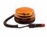 LED Lampada rotante arancio Orange revolving beacon Fissaggio 3 viti / 3 screws fixing Voltaggio / Voltage: 10-30 V Potenza assorbita / Absorbed power: 11 W 2.47.098.