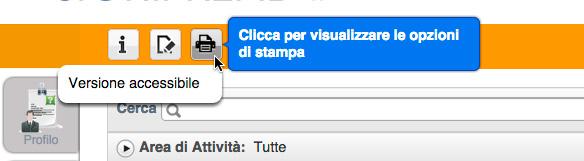 Nello specifico è possibile stampare Banca dati dei profili professionali Lista professioni (dopo aver risposte alle domande) - prime 20 professioni in ordine di compatibilità - in versione