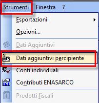 5 Adeguamento codici IVA sulle anagrafiche dei percipienti Per modificare le aliquote IVA sui dati aggiuntivi