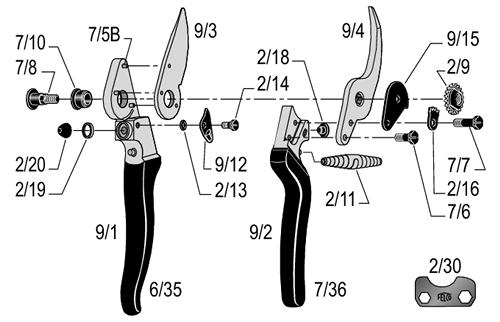 RICAMBI FELCO RIF.