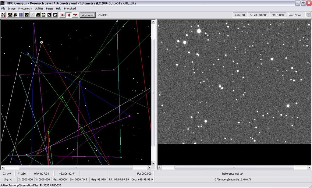 Calibrazione con MPO Canopus (2/4) Al termine del