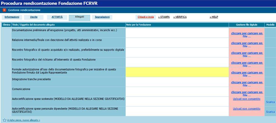 Fondazione. Eventuali deroghe a quanto in esso previsto sono contenute nella Lettera di Impegno inviata al Beneficiario.