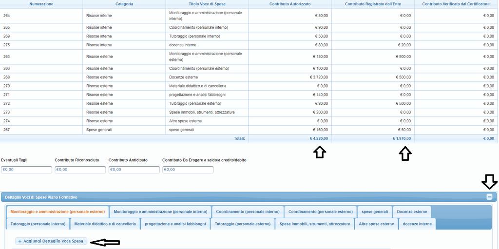 Registrando una spesa sostenuta è possibile inserire un nuovo fornitore, oppure utilizzarne uno già