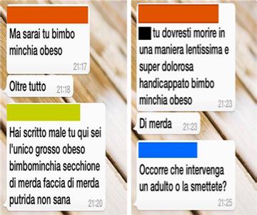 LA CYBERSTUPIDITY BULLISMO IN UNA SCUOLA MEDIA A PARMA Insulti fra alunni su WhatsApp Preside li mette online: «Ora basta» Il dirigente