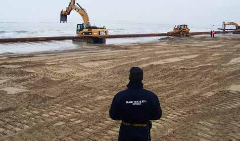 LAVORI DI COSTRUZIONE IN OFF-SHORE Assistenza di posa condotte sottomarine Assistenza ad