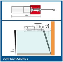 mt) n 1 bigo in acciaio per sollevamento linda n 1 cabina in acciaio (*) L unione dei galleggianti