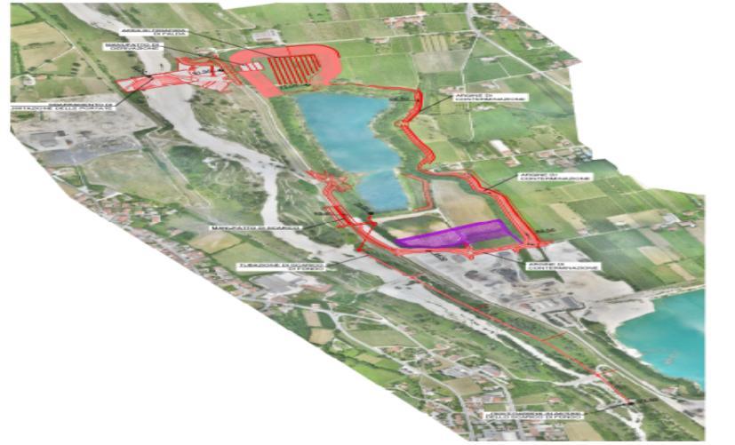 Massimi livelli raggiunti nel bacino in casi di piena Inerbimenti e opere a verde Città: Padova Località: Comuni di Sandrigo e Breganze Importo globale: 31.