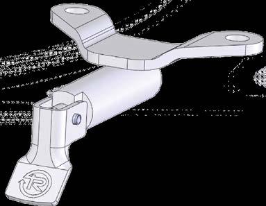 Bloccaggi direzionali per supporti elettrosaldati ACCESSORI Bloccaggio direzionale per supporti di tipo EE MHD-EEG MHD-EE HD Realizzato per il fissaggio sul lato corto della piastra,