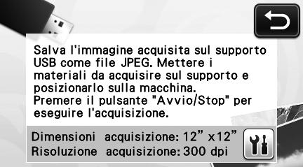 ACQUISIZIONE DI IMMAGINI (Acquisizione su USB) Un disegno stmpto su crt o tessuto, un'immgine, un modello di disegno o un'illustrzione originle disegnt mno possono essere cquisiti e slvti come dti