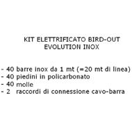 SISTEMI ELETTRIFICATI BARRA INOX - Ø 2 mm Barra per la conduzione della corrente elettrica lungo il sistema. barra in acciaio inox AISI 304, lunghezza 1m, Ø 2 mm A209 BARRA INOX (Ø.