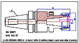 MANDRINI FLOTTANTI MAS 403 BT ISO 40 - ISO 50 WELDON DIN 69871 ISO 40 - ISO 50 WELDON ATTACCO CM PORTA PINZA