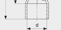 d12 54 Curva a 90 Modello 95001A articolo Cu d Z L1 L2 117 184 8 10 17 18 105 136 10 14 22 24 101