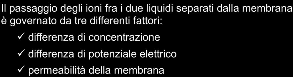 gradiente di concentrazione ed a quello di potenziale si chiamano meccanismi di trasporto passivo e sono regolati dalla