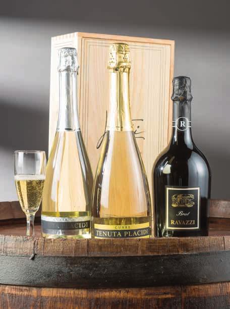 75cl Vino Spumante Cuveè Brut - Tenuta Placidi 75cl Vino Spumante Brut - Ravazzi 75cl Euro 34,90 imballo 44x25x37/2 pz