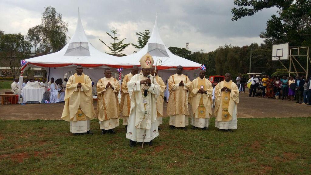 ordained priests by Cardinal John Njue were; Fr. John Kariuki, Fr. Denish Atandi, Fr. Patrick Makau and Fr. Domnic Mutuku.