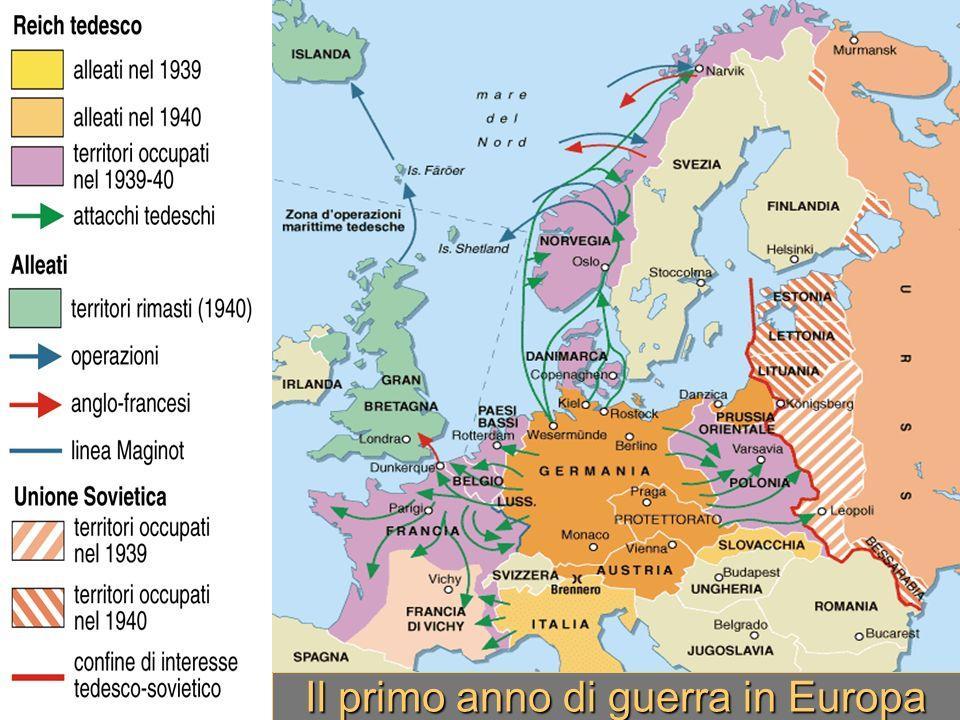 1939 Hitler prosegue la sua politica estera aggressiva e impone un protettorato sulla Boemia e sulla Moravia, oltre a invadere la regione del Memel in Lituania; inoltre rivendica la città libera di