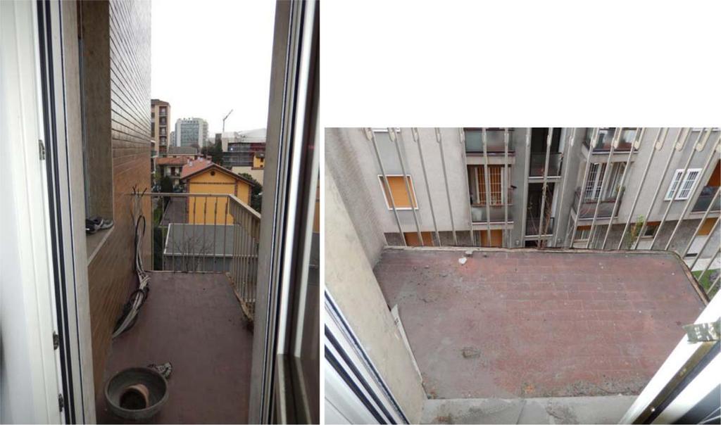 FOTO 12: Esterno dell unità pignorata Scorcio del balcone a servizio del soggiorno.