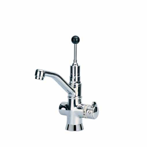 MISCELATORI TERMOSTATICI TEMPORIZZATI ANTISCOTTATURA PER LAVABO ANTI-SCALDING TIMED THERMOSTATIC MIXERS FOR WASHBASIN CODICE mm mm mm mm d R 716 175 135 275 MAGIC miseltore lvo termosttio on o