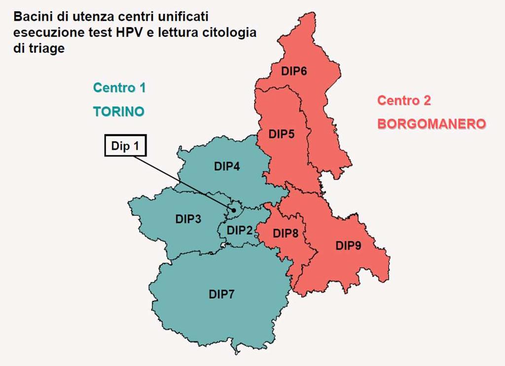 PROGRAMMA DI AVVIO HPV COME TEST PRIMARIO DI SCREENING CENTRO UNIFICATO SCREENING VAGINALE TORINO DIPARTIMENTO DATA AVVIO 1 Torino 24 febbraio 2014 2 Moncalieri 2 maggio 2014 3 Rivoli 1 ottobre 2014