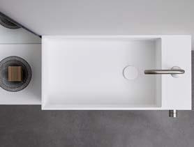 Outstanding Drain plug in Corian included.