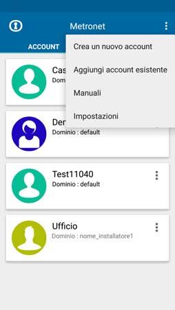 7 Metronet App è una applicazione per Smartphone Android che consente di gestire le centrali registrate nella piattaforma Metronet e DVR o NVR