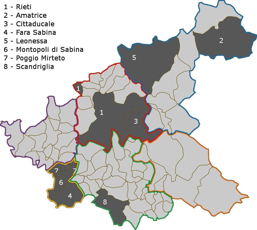 48% ed il 55% dell intera provincia; la seconda più rilevante è che i maggiori centri di interesse sono distribuiti non omogeneamente sul territorio, a riprova della