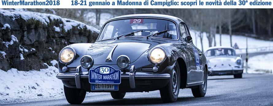 Cari Soce e Soci entusiasti di Porsche 356, ho il piacere di annunciarvi che venerdì 19 gennaio 2018 ci si troverà, come da tradizione, a Madonna di Campiglio per incoraggiare i Soci partecipanti all