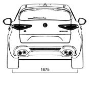integrato Leve cambio al volante in alluminio Sedili in Pelle Techno/tessuto in diversi colori Fari anteriori Bi-Xenon 35W con Adaptive Frontlight System (AFS) Lavafari Alfa Connect Nav 8.
