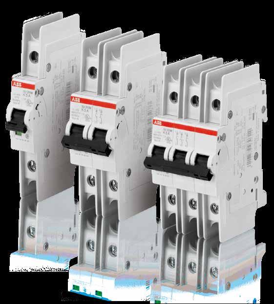 Interruttori magnetotermici SU 200 M La nuova generazione di magnetotermici della gamma System pro M compact per applicazioni UL, CSA e IEC Una gamma progettata per garantire efficienza e protezione.