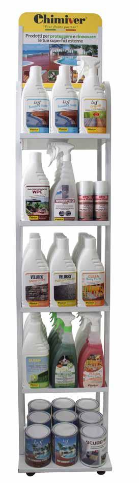 KIT ESPOSITORE / DISPLAY Kit Manutenzione Detergente Nutriente Contiene: L LIOS Sundeck