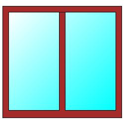 CARATTERISTICHE TERMICHE DEI COMPONENTI FINESTRATI secondo UNI TS 11300-1 - UNI EN ISO 6946 - UNI EN ISO 10077 Descrizione della finestra: Finestra 160x150 Codice: W5 Caratteristiche del serramento
