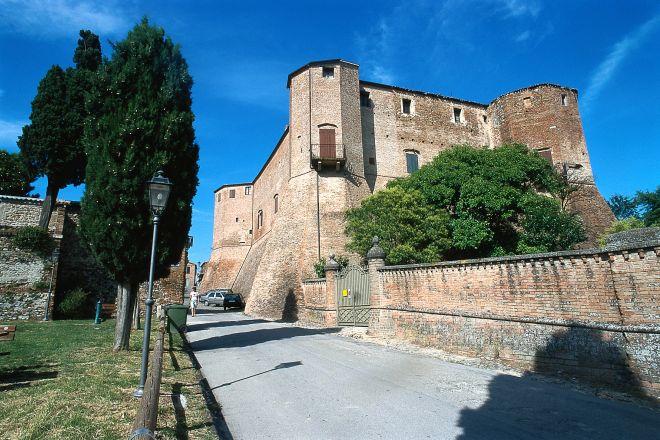 FONTI GRAFICHE E STORICHE pianta Santarcangelo di Romagna, pianta del castello.