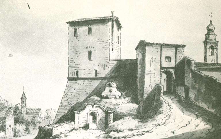 responsabile Gianotti, Anna Santarcangelo di Romagna, disegno di Romolo Liverani,