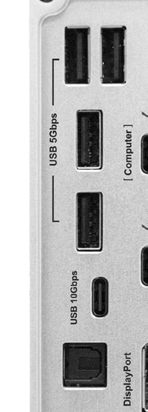 1 Tipo-A TS3 Plus presenta un totale di cinque porte USB 3.
